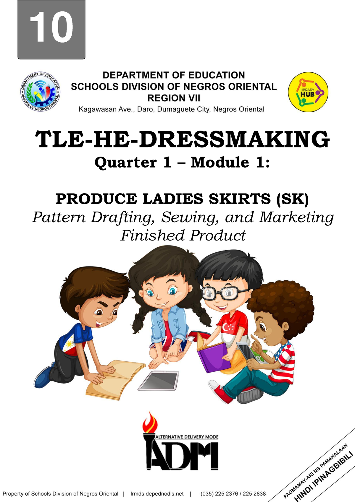 Modules In Dressmaking - 10 TLE-HE-DRESSMAKING Quarter 1 – Module 1 ...