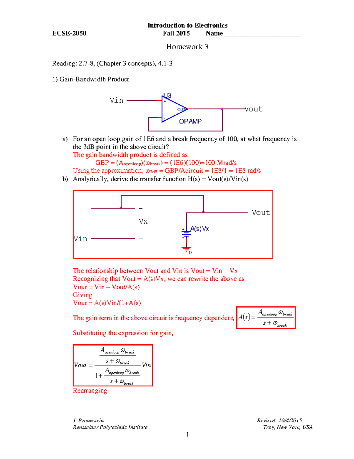 F15 HW03 solution - homework - ECSE-2050 Fall 2015 Name ...