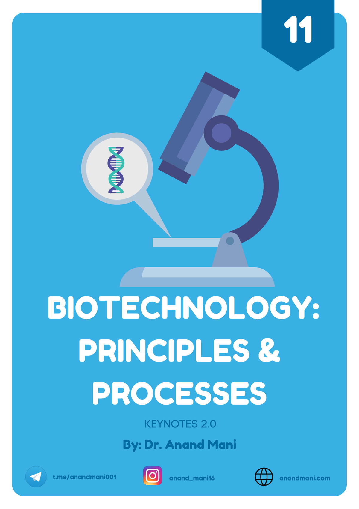 Biotechnology Principles - Processes Key Notes - BIOTECHNOLOGY ...