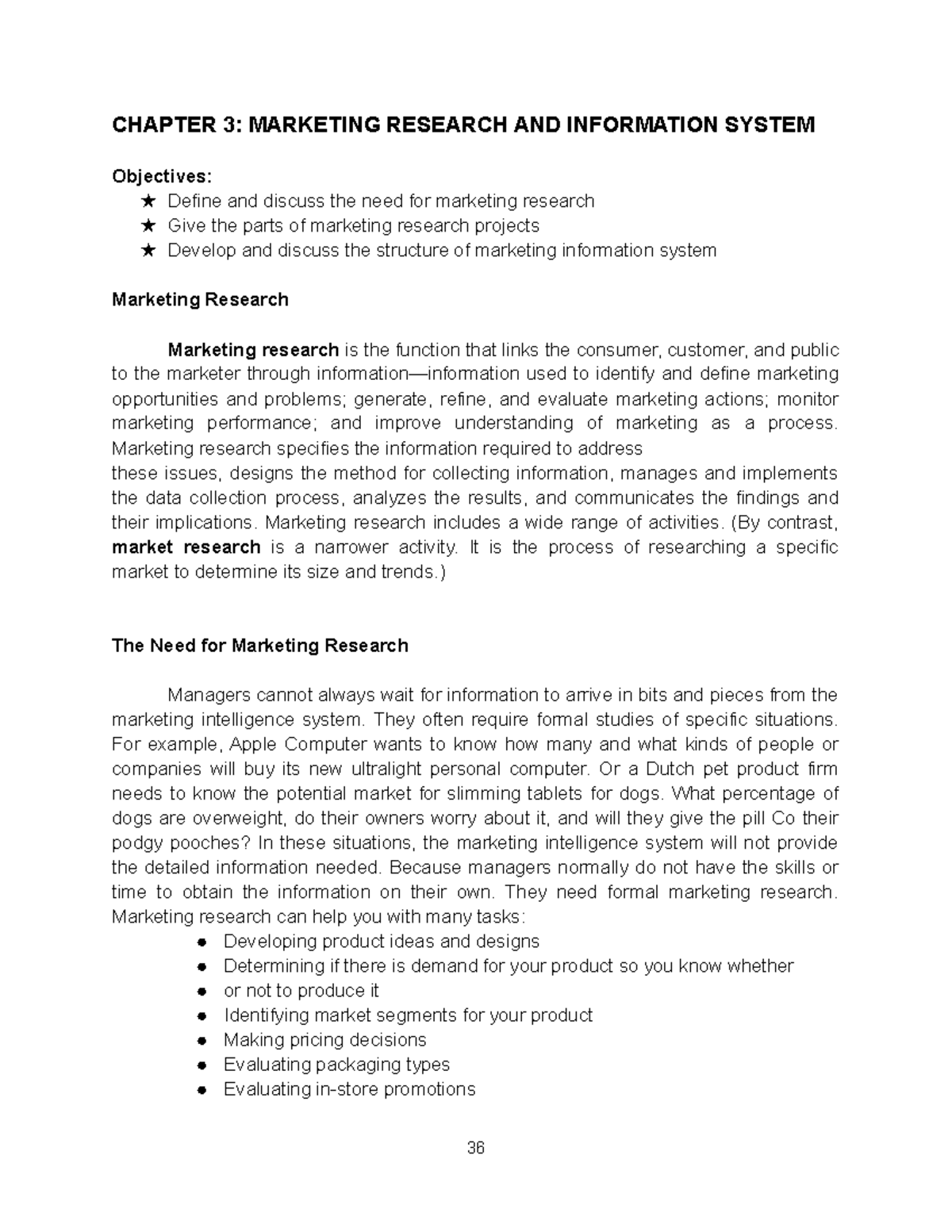Share Business-Marketing- Chapter-3 - CHAPTER 3: MARKETING RESEARCH AND ...