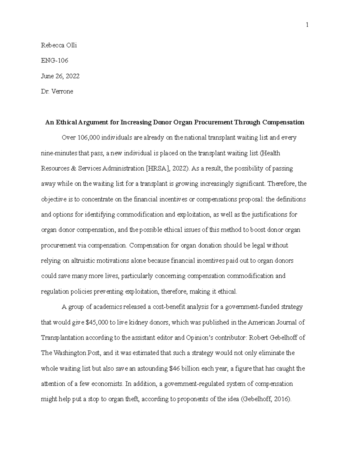 RO Definitional Essay Rebecca Olli ENG June 26 2022 Dr Verrone An 
