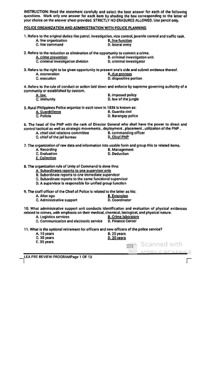 [Solved] Classification Of Police Plan A According To Coverage B ...