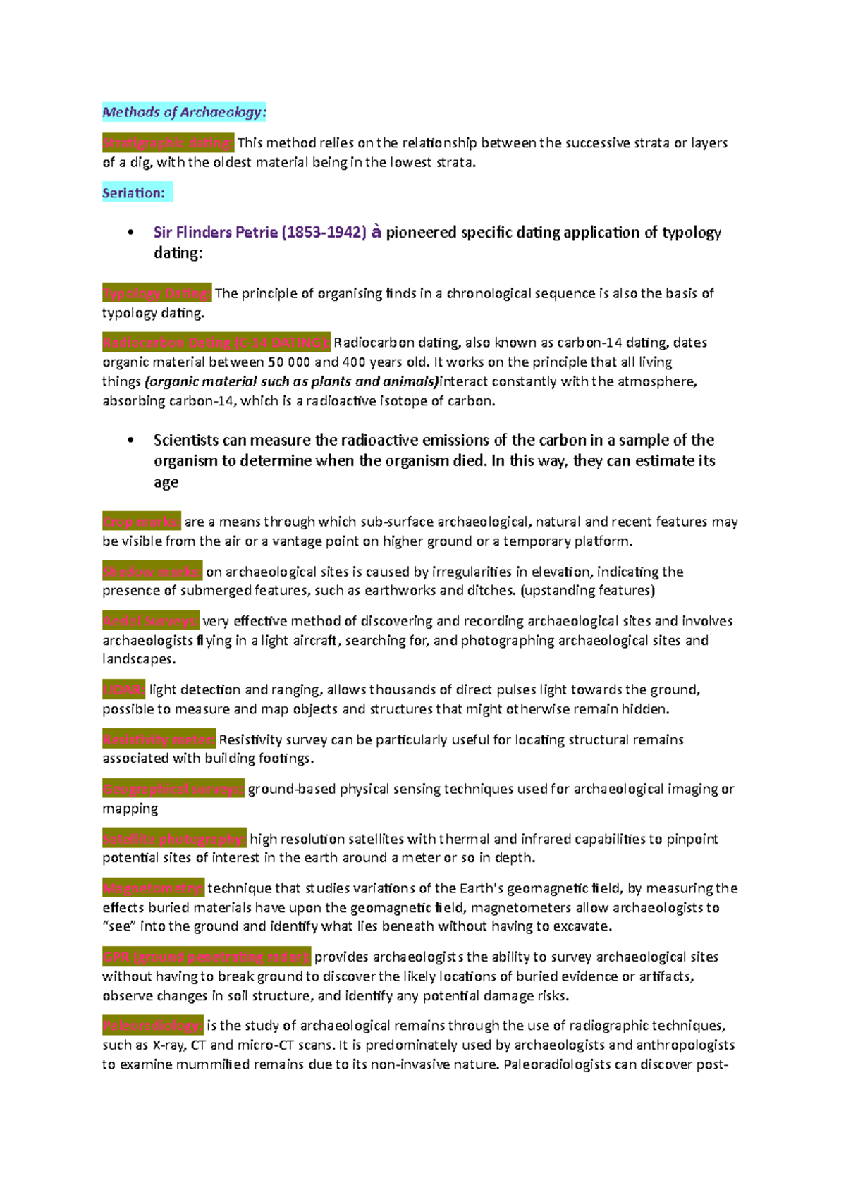 Methods Of Archaeology Stratigraphic Dating Seriation Radiocarbon Dating Crop Marks Studocu Methods Of Archaeology Stratigraphic Dating Seriation Radiocarbon Dating Crop Marks Studocu