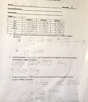 Phys Lab-session 7-static And Kinetic Friction Lab Report - Session 7 