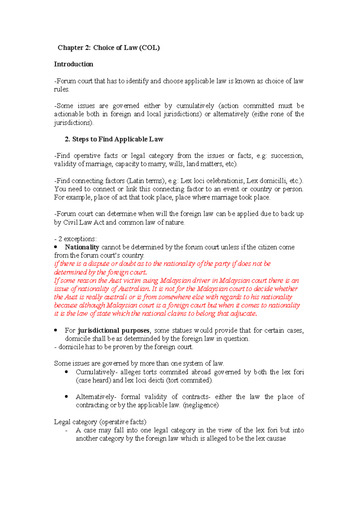 chapter-2-choice-of-law-conflict-of-law-chapter-2-choice-of-law