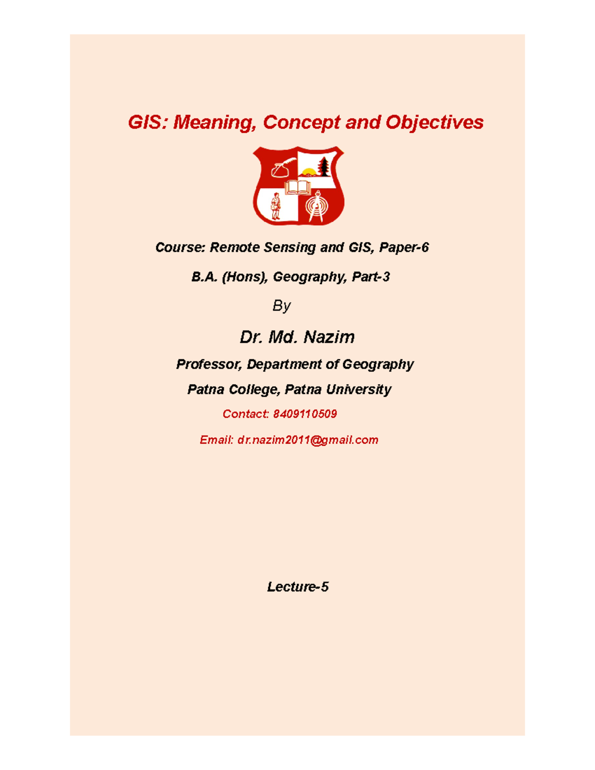 gis concept and objectives meaning, 