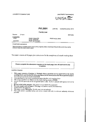 PVL2601 - MCQ Exam With Answers Part 2 - SECTION A : MULTIPLE-CHOICE ...