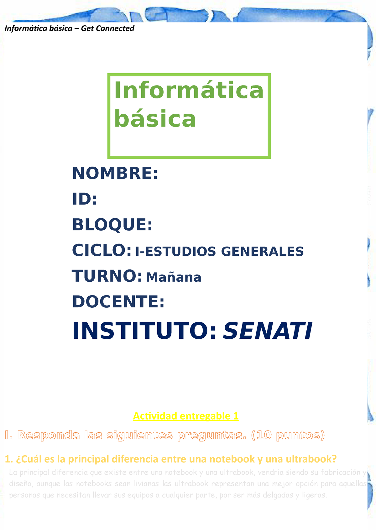 SINU-151 Entregable-Informatica 01(hecho) - Informática Básica Get ...