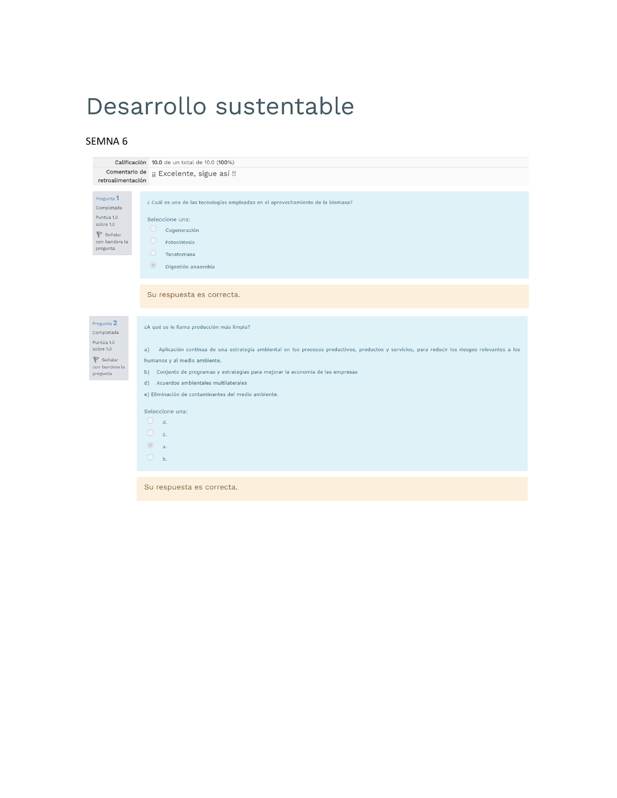 DS Examen Semana 6 (2023) 10p - Desarrollo Sustentable - Desarrollo ...