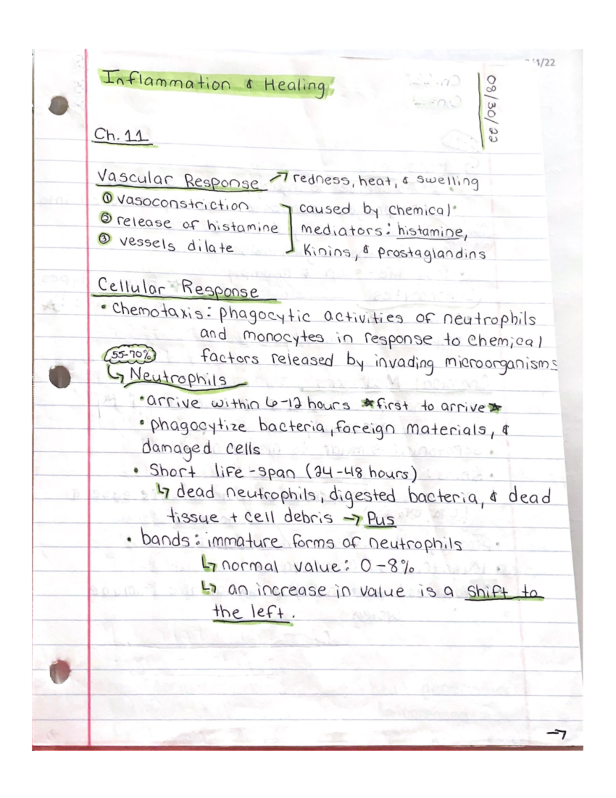 Scanned Documents - Inflammation and Pain Review Summary Notes - NUR ...