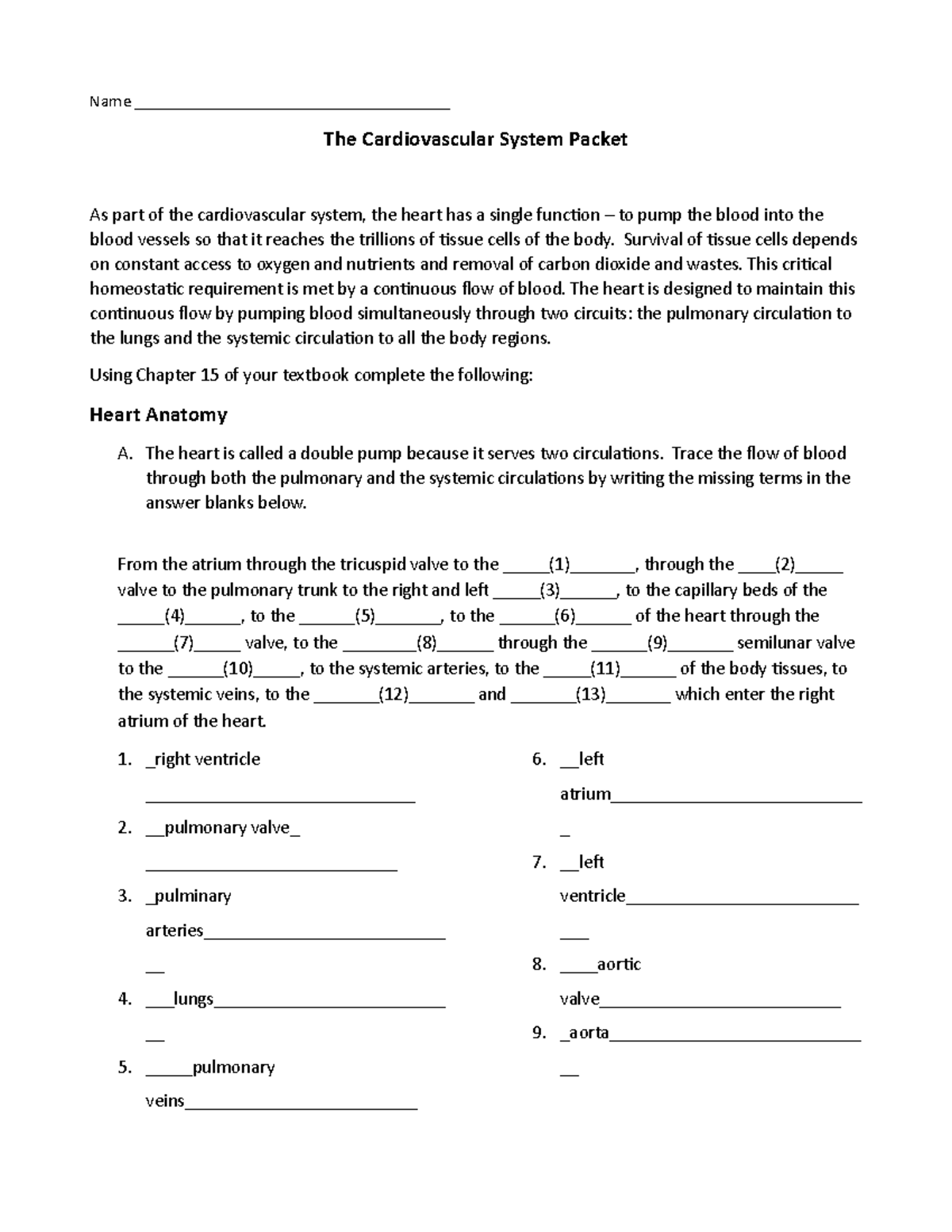 Copy of Cardio Packet - Vgjmknb - Name ...