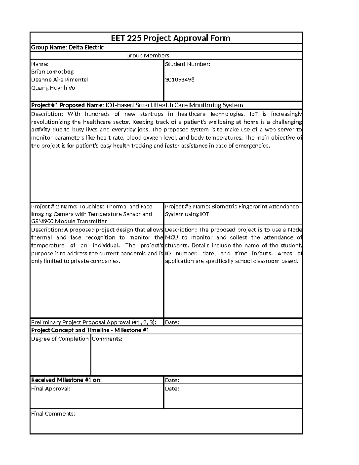 EET-225 Project Approval form-converted - EET 225 Project Approval Form ...