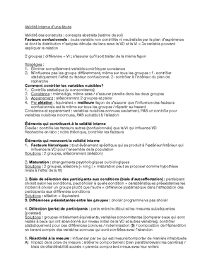 Feuille de notes examen final - PSY1005 - Studocu