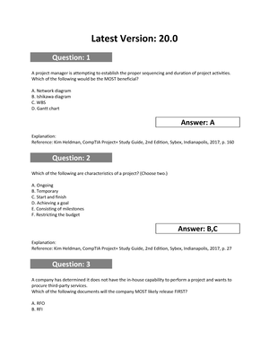 Latest PK0-004 Test Preparation