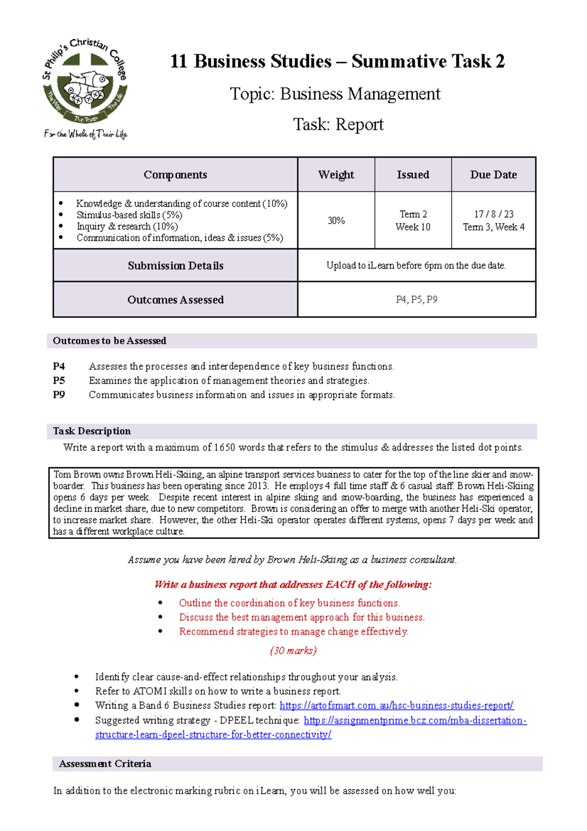 business management case study 2023