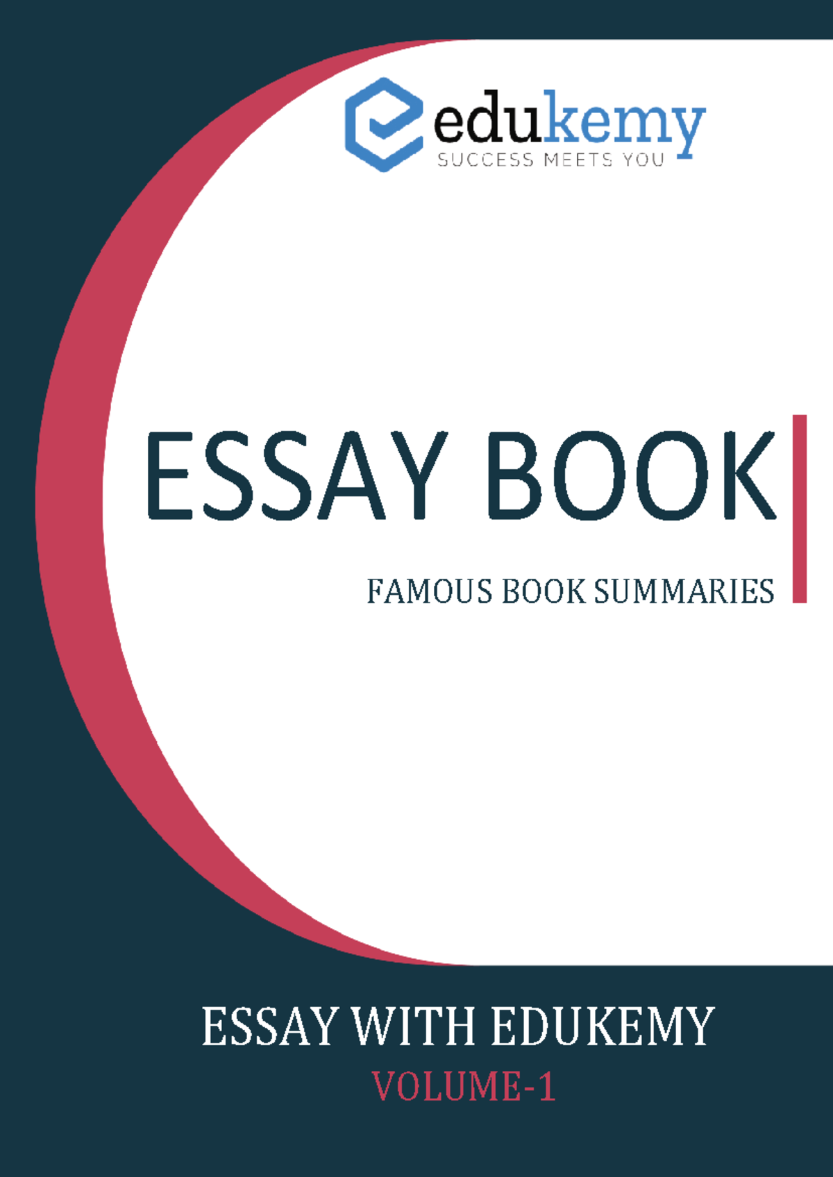 Famous Book Excerpts and Summaries - ESSAY WITH EDUKEMY ESSAY BOOK ...