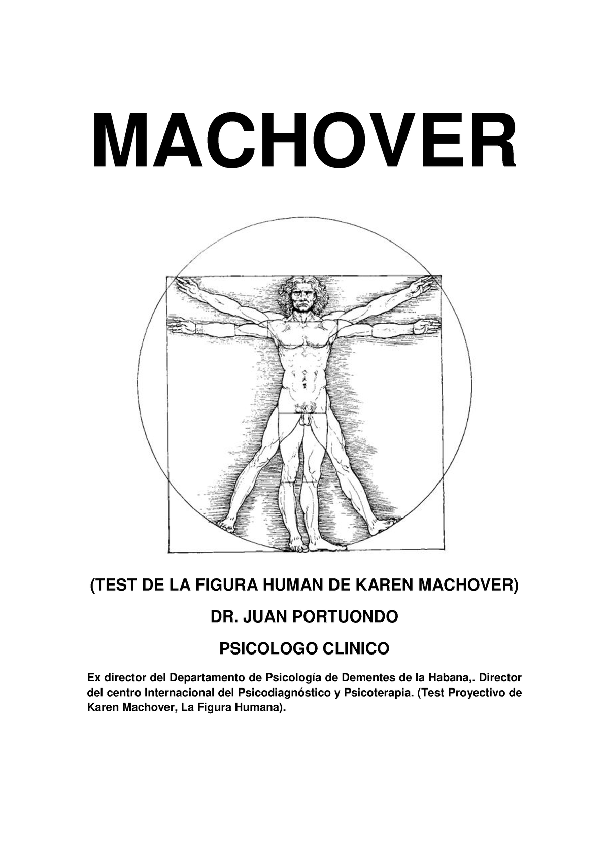 Lectura 04. Manual TEST DE LA Figura Human DE Karen Machover - MACHOVER ...