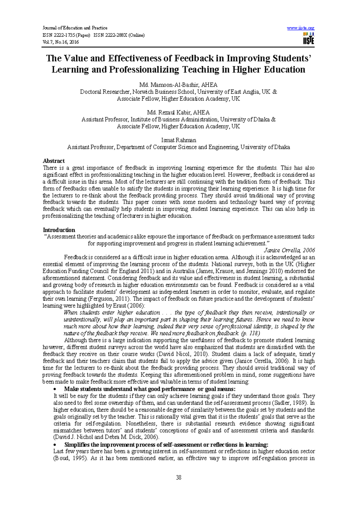 EJ1105282 - asd - ISSN 2222-1735 (Paper) ISSN 2222-288X (Online) Vol ...