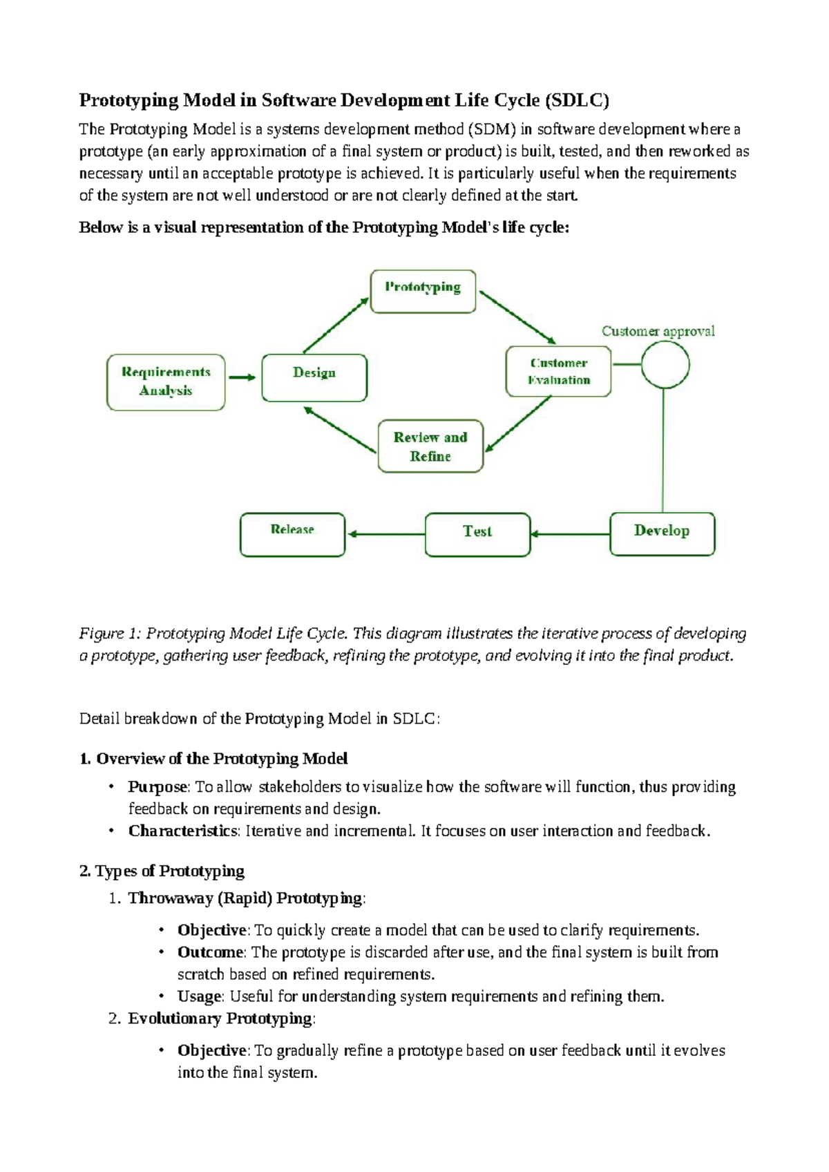 Prototyping Model - Summary Software Engineering - Prototyping Model in ...