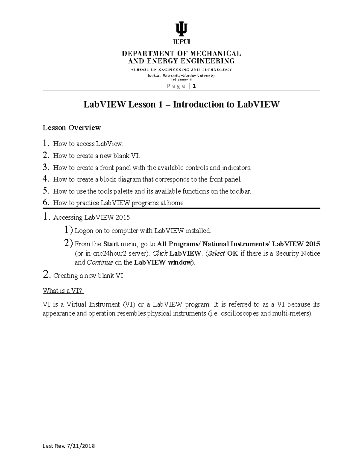 Lab VIEW-Matlab Programming - Introduction To Lab VIEW - LabVIEW Lesson ...