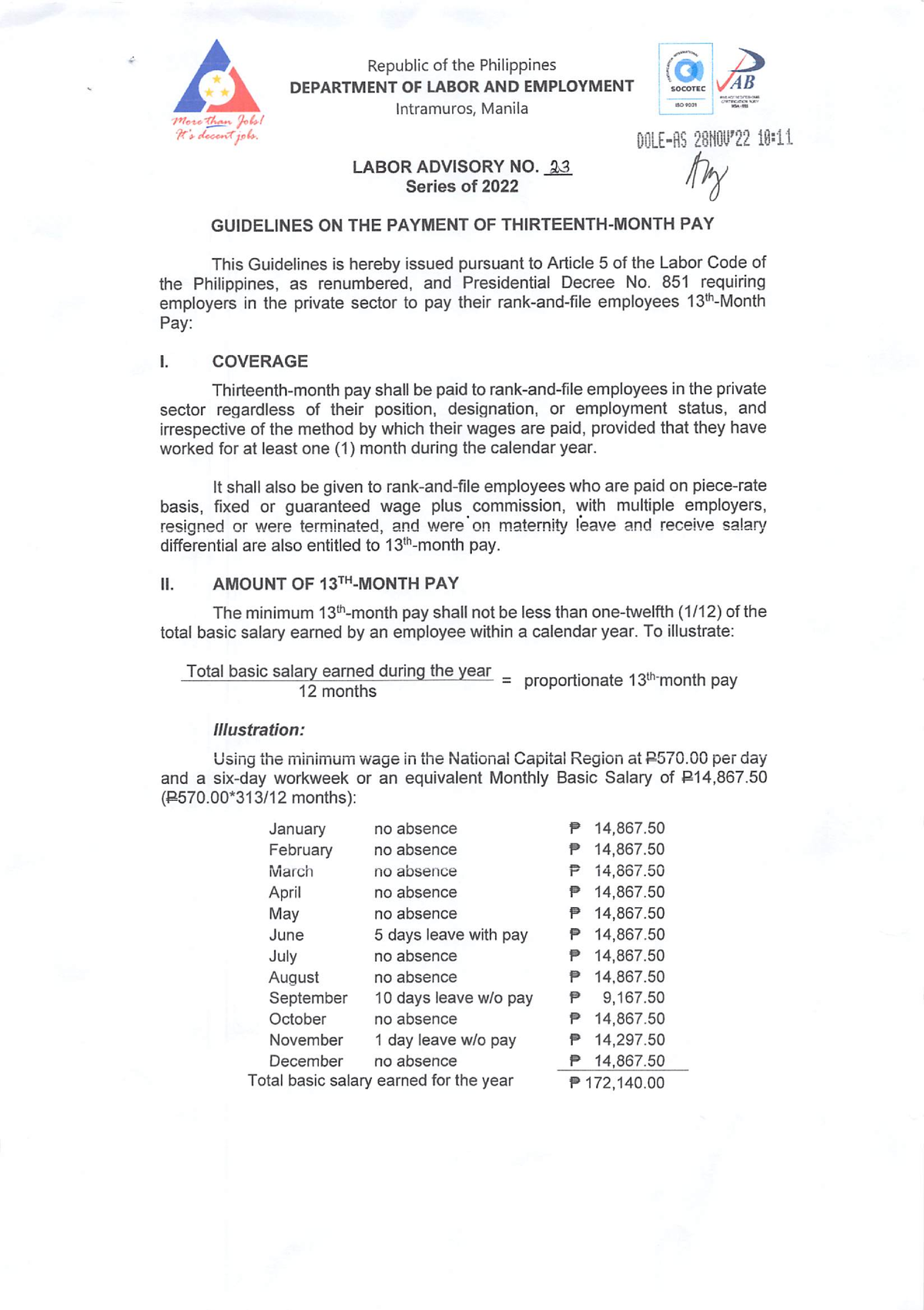 guidelines-on-the-payment-of-thirteenth-month-pay-fundamentals-of