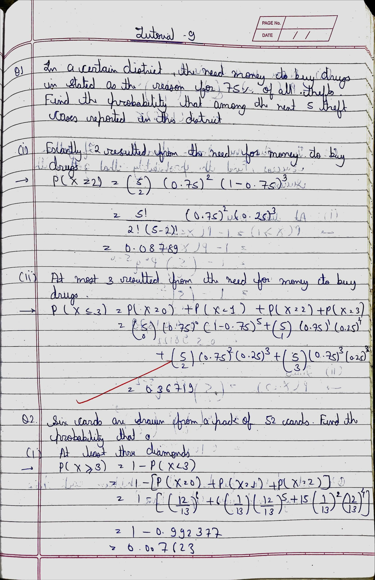 Calculus Tutorial 9 - B.tech CSE - Studocu