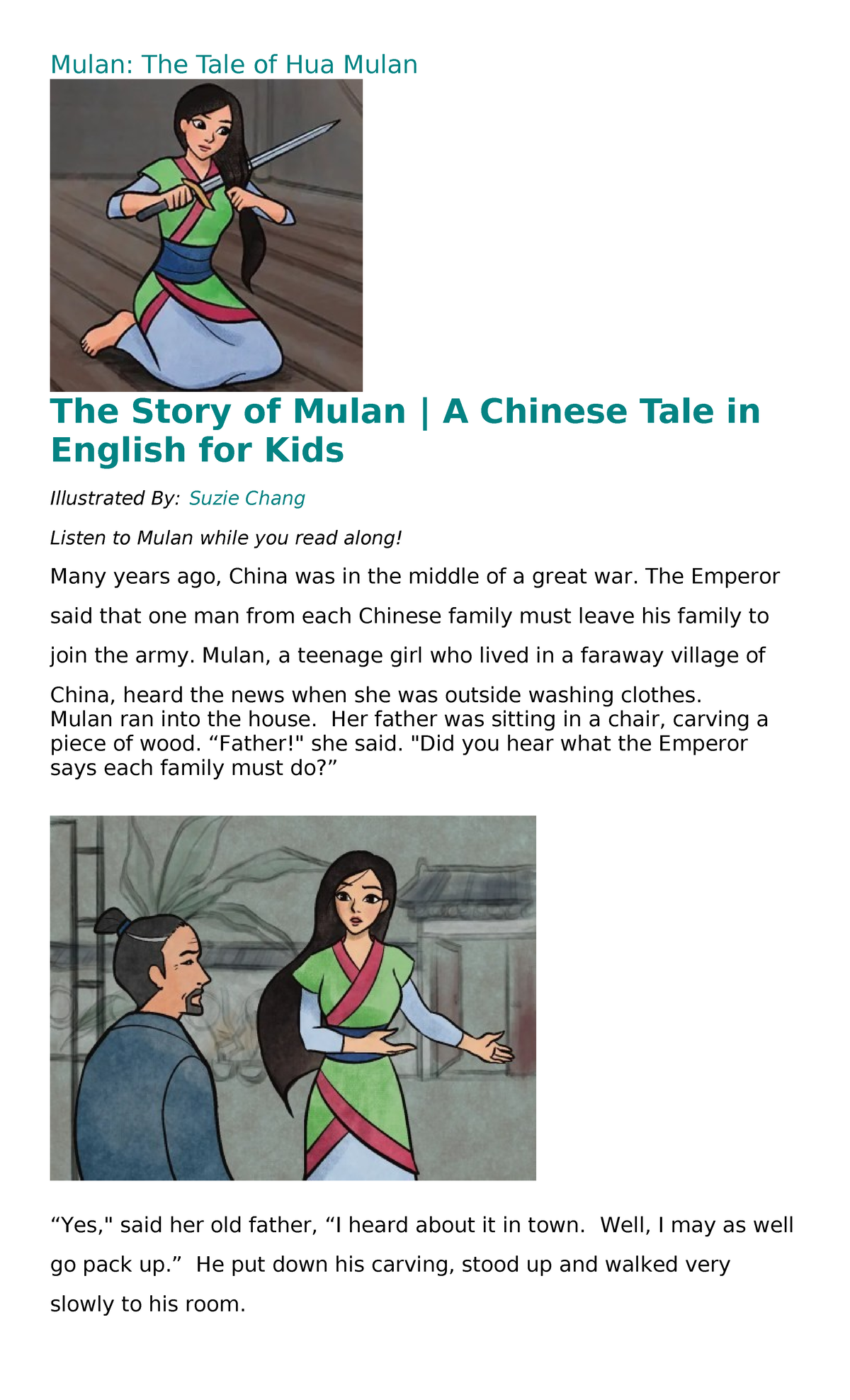 mulan summary essay brainly