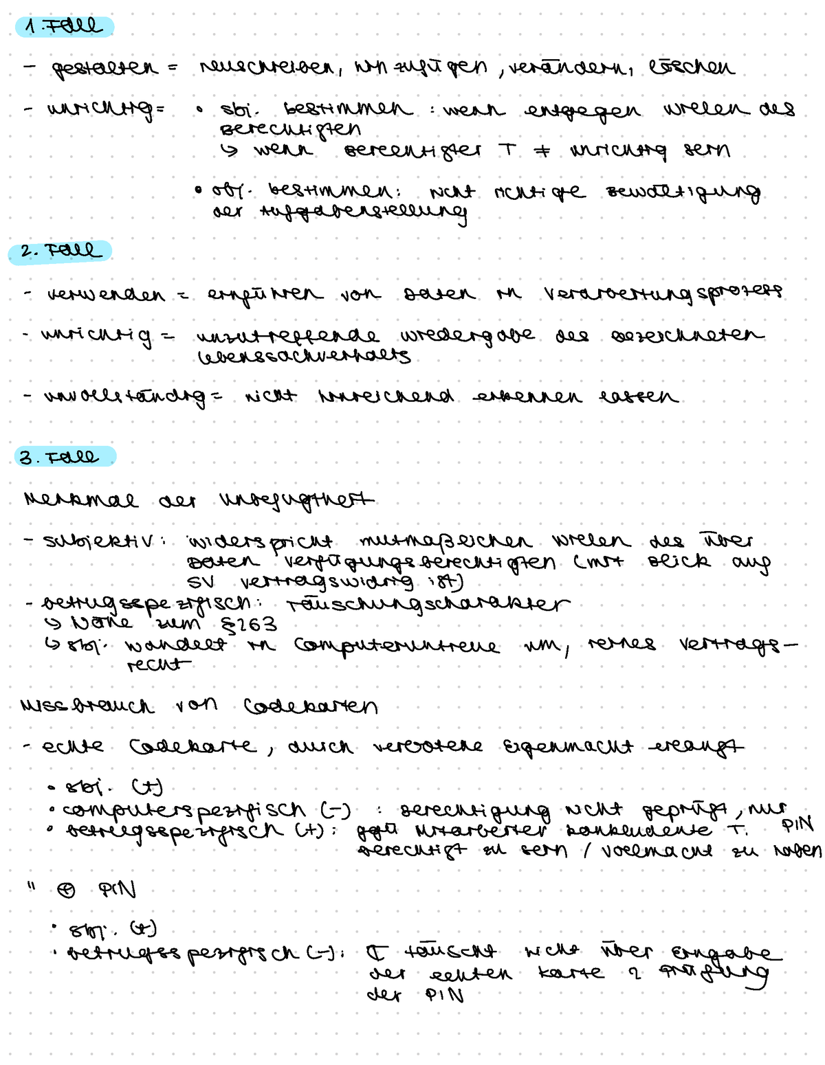 Computerbetrug, § 263a StGB - 1 gestalten = neeeschoeiaea , hinzufügen