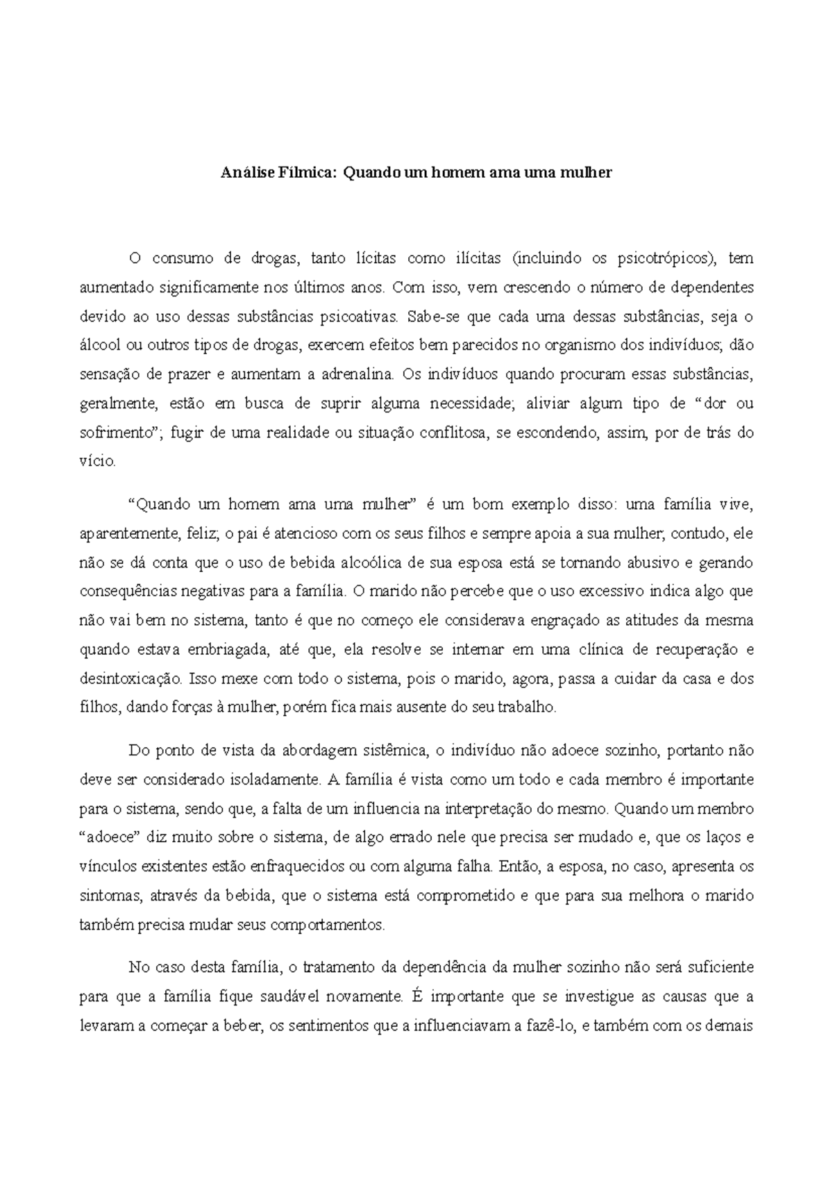 Analise filmica 
