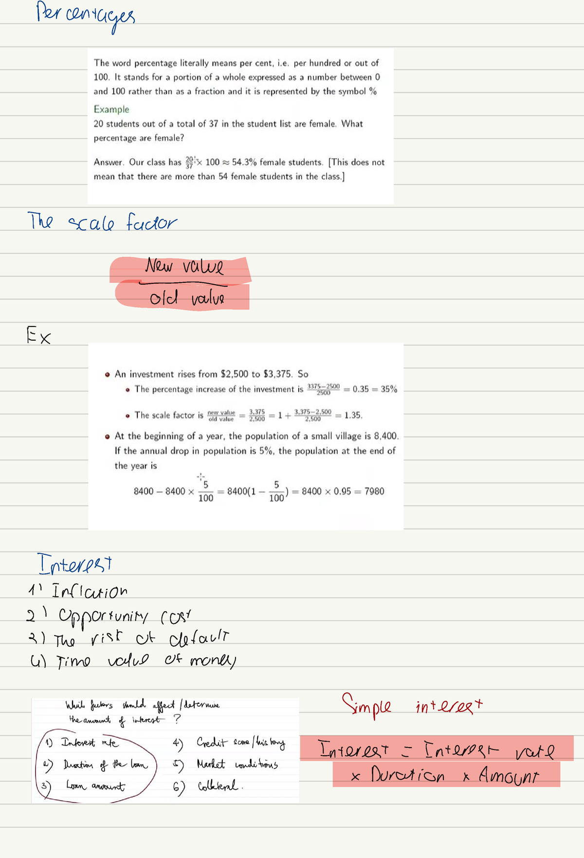 Chap 1 - Note Bài - Mathematics For Business - Studocu