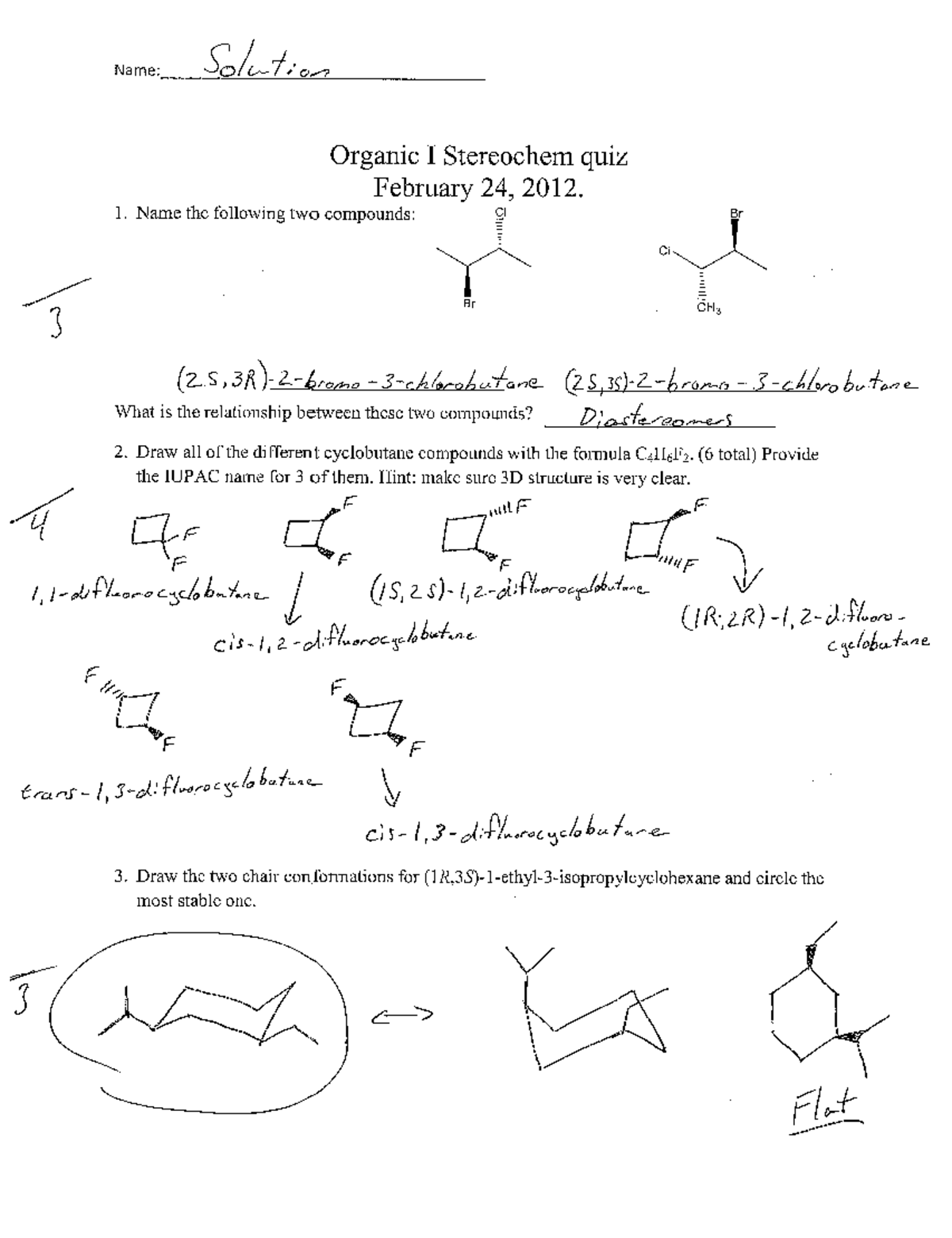 Stereo Chem Lab - 202-BZF-05 - Studocu