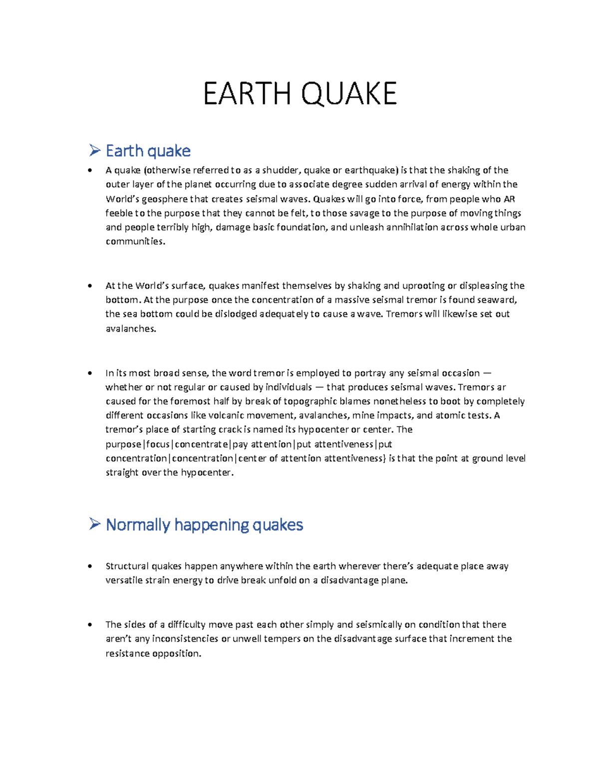 earth-quake-pdf-earth-quake-earth-quake-a-quake-otherwise-referred