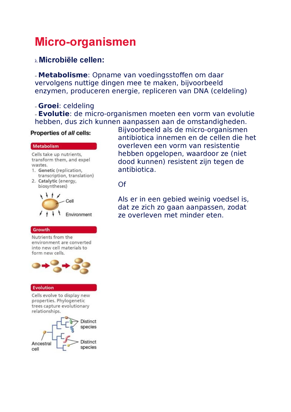 Les 1. Microbiologie - Aantekeningen Ingewerkt In De Slides - Micro ...