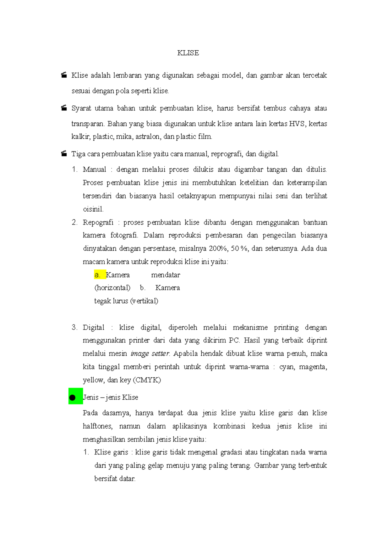 Penerbitan 2 this notes was taken from publication course KLISE