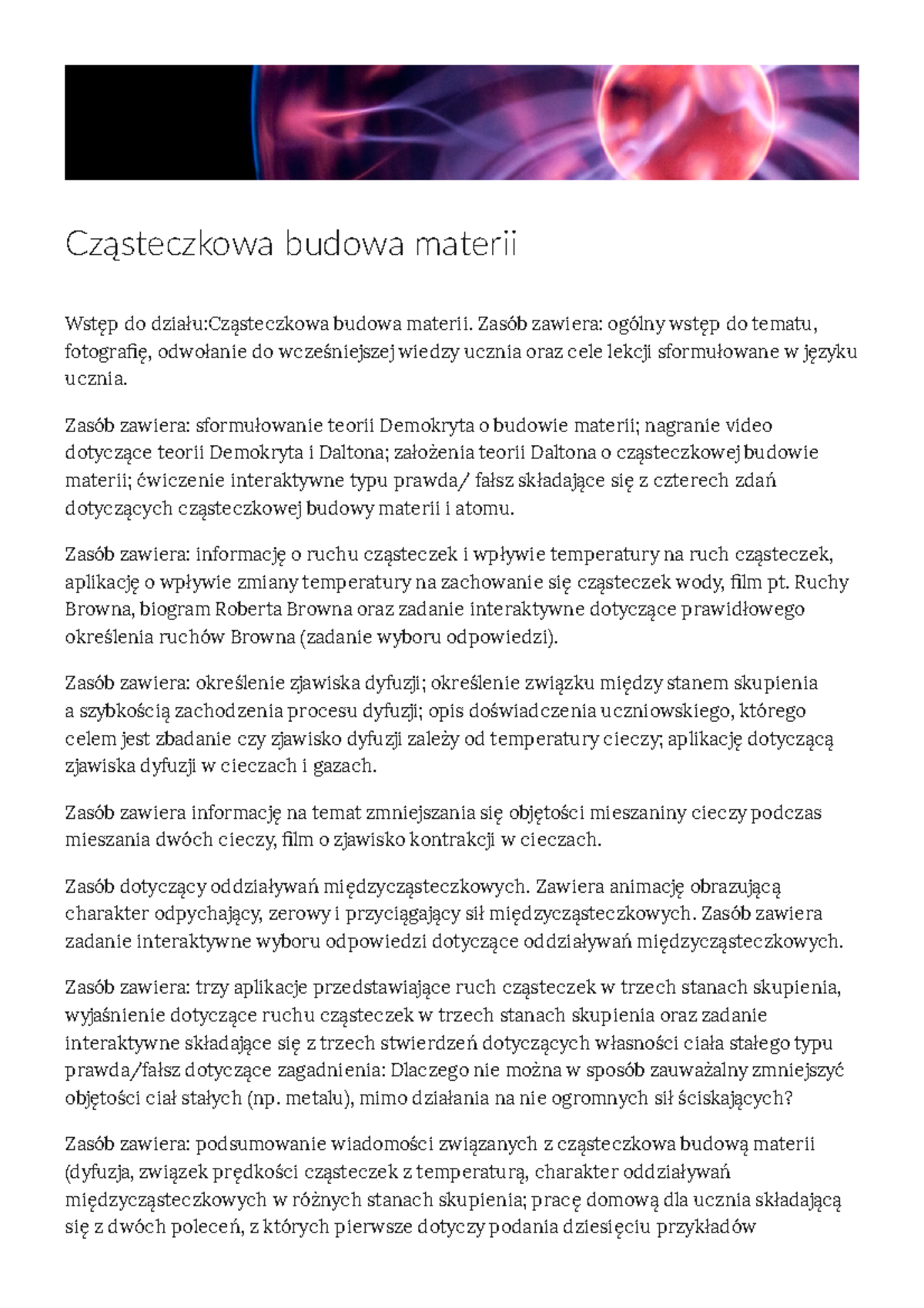 Eloooooooo siemanooofkfkkgg - Cząsteczkowa budowa materii Wstęp do