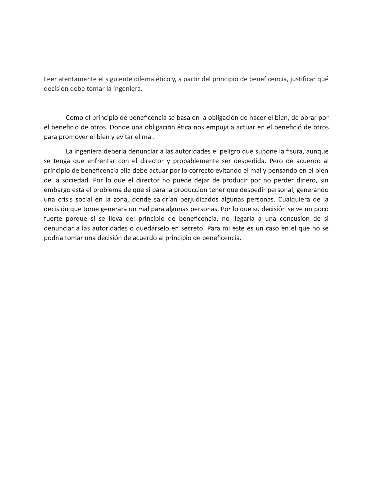 Principio de beneficiencia - Como el principio de beneficencia se basa ...