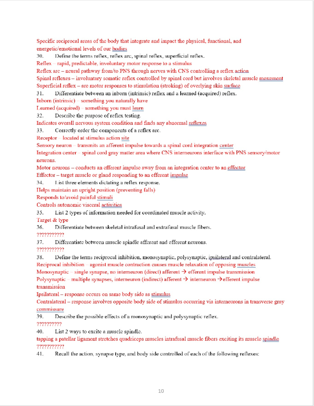 Exam 1 Study Guide Page 10 - BMD 252 - Studocu