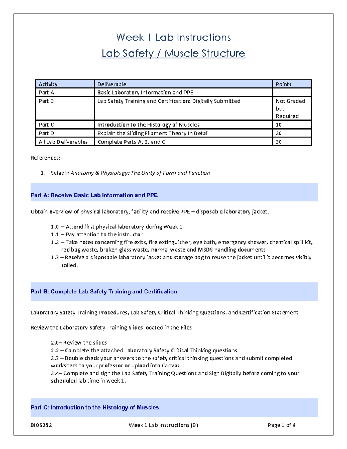 BIOS252 W1 MM Lab Instructions - Nov-2023 - Week 1 Lab Instructions Lab ...