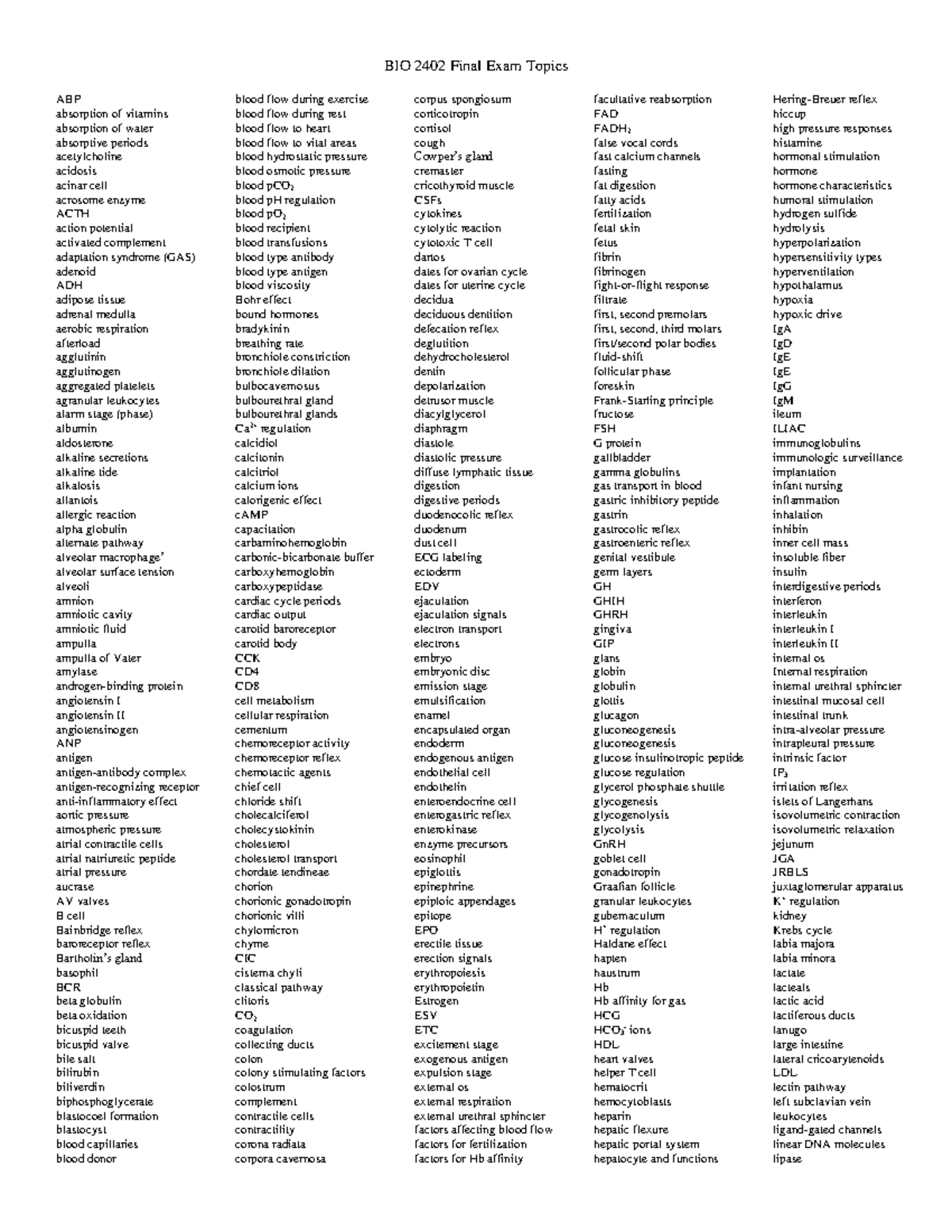 2402-final-exam-topics-bio-2402-final-exam-topics-abp-absorption-of
