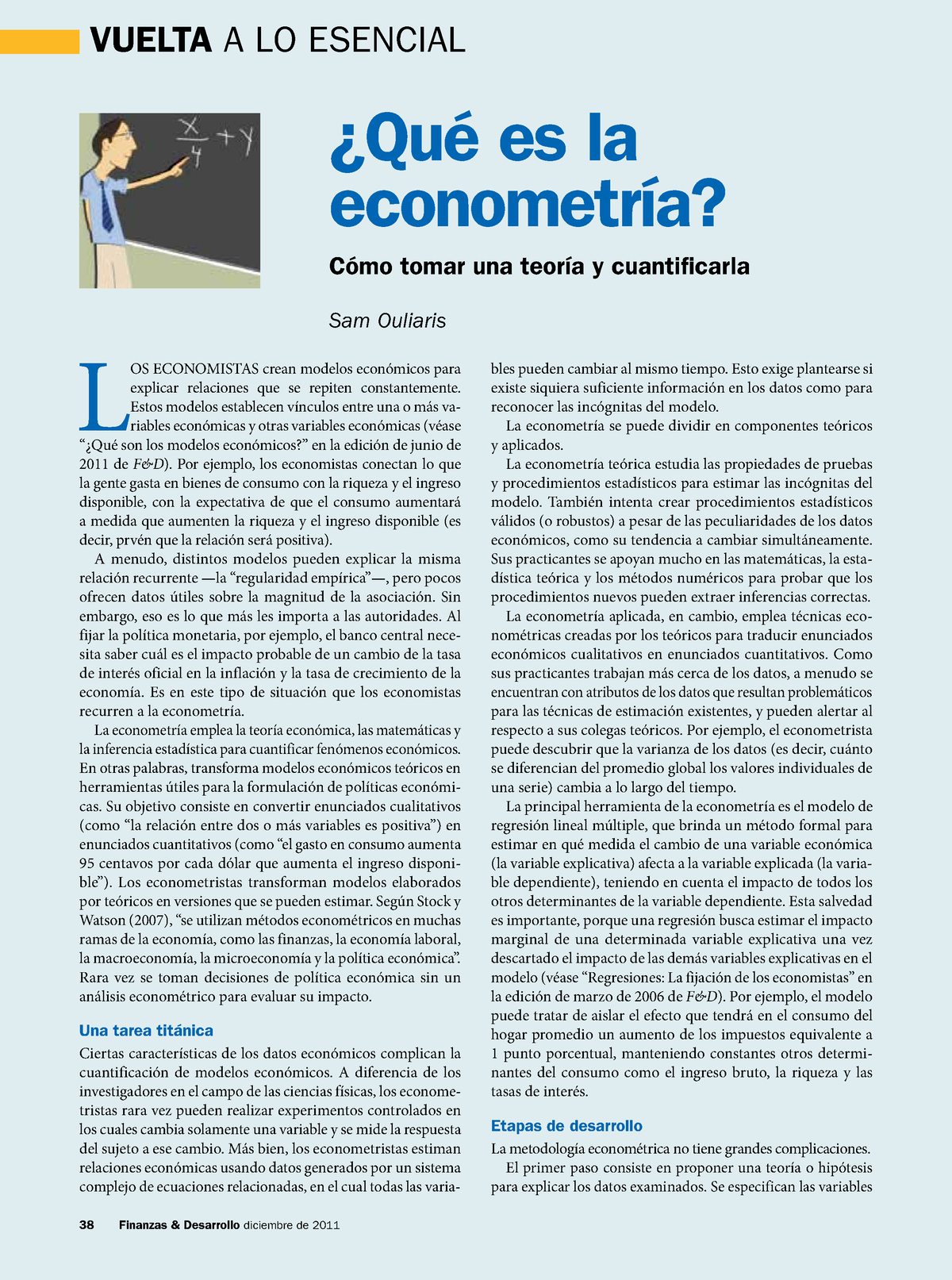 ¿Qué Es La Econometría Cómo Tomar Una Teoría Y Cuantificarla - 38 ...