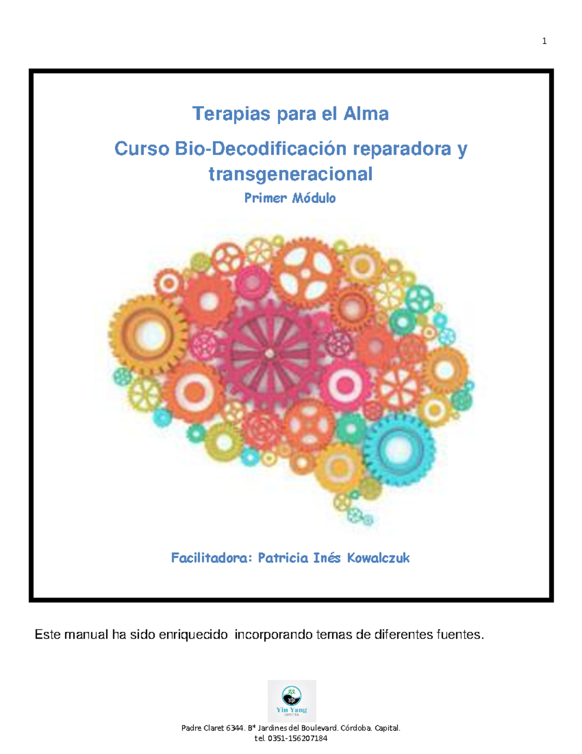 Primero Modulo BIO - Ucu Universidad Concepción del Uruguay - Padre ...
