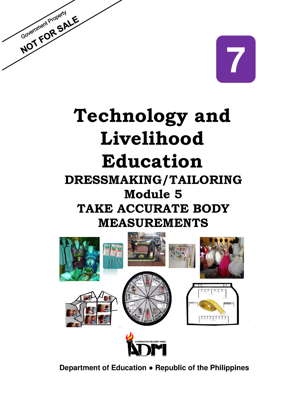 Dressmaking 7 Module 5 - Technology And Livelihood Education ...