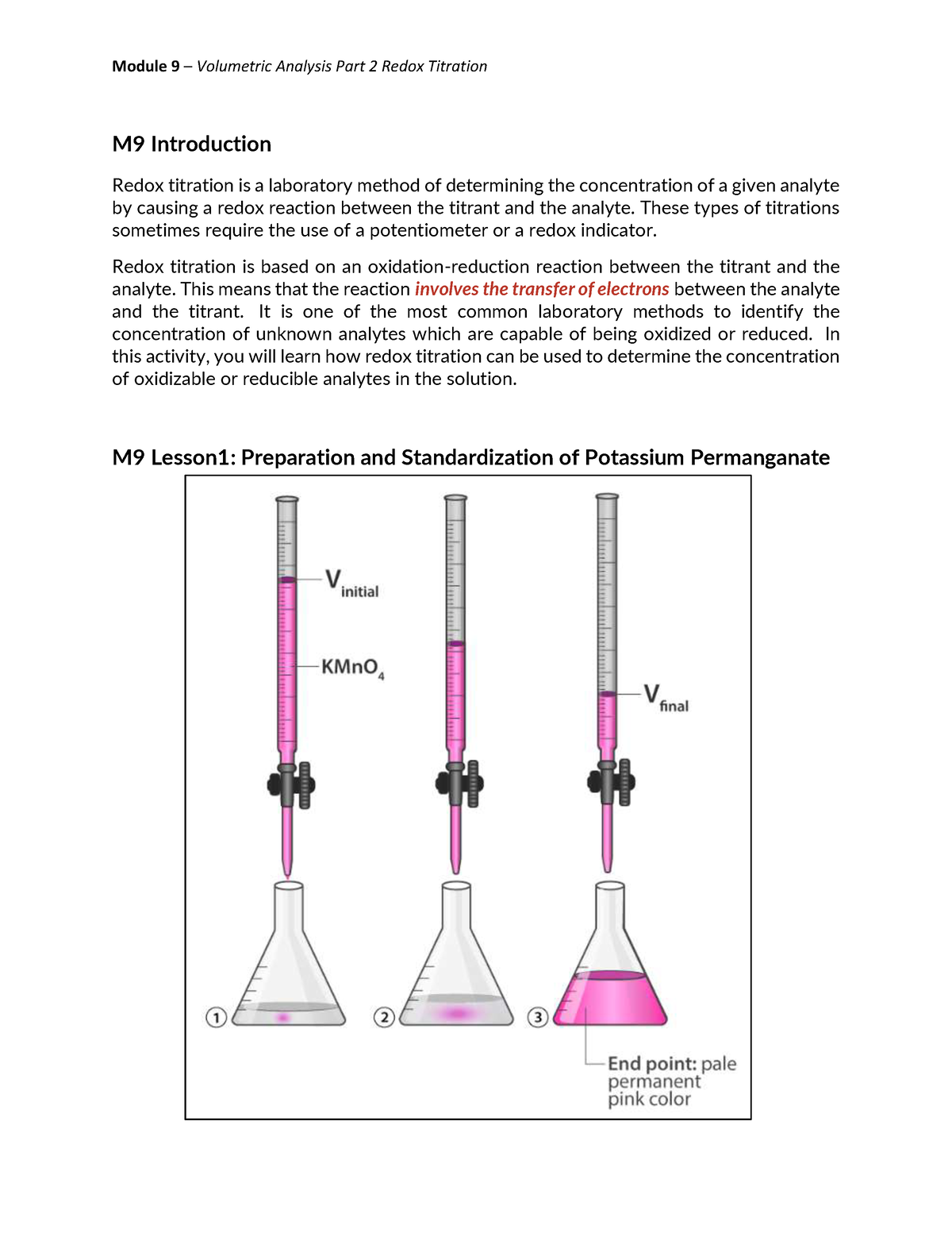 M9 Laboratory Summary And Notes M9 Laboratory Summary And Notes ...