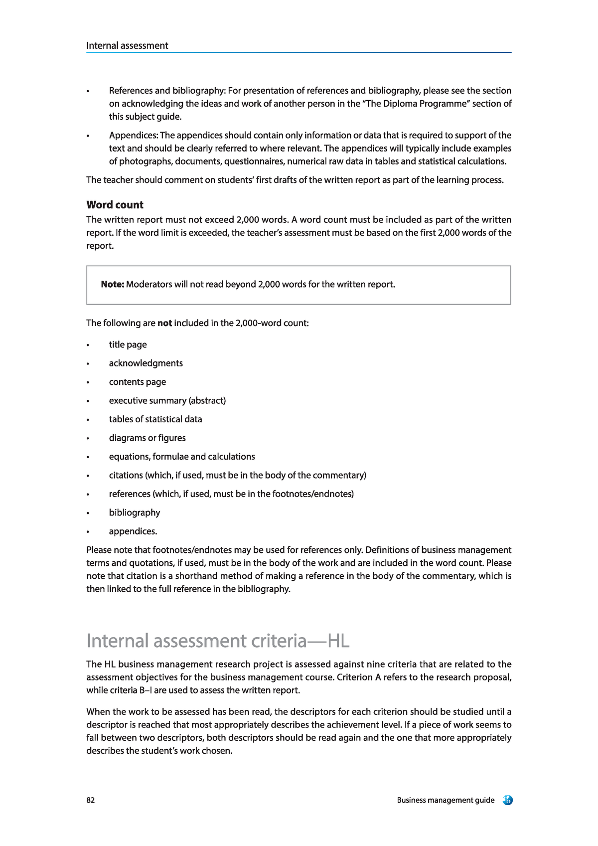 BM IA HL Criteria - practice - Business Analytics & E-commerce - Studocu