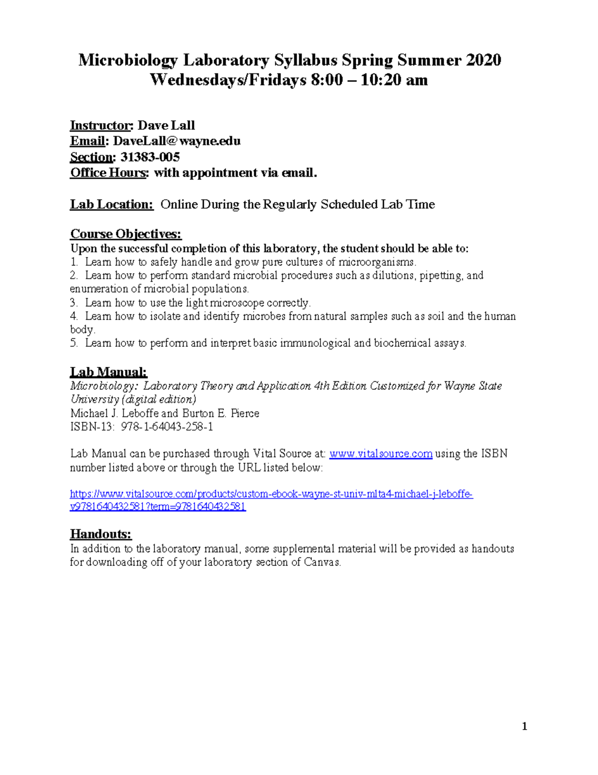 Pierce chem 101 lab manual 2019