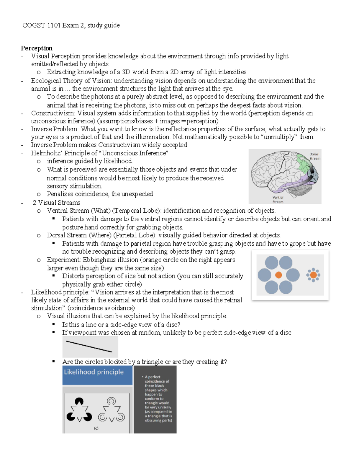 Study guide Cogst 1101 2023 Exam 2 - COGST 1101 Exam 2, study guide ...