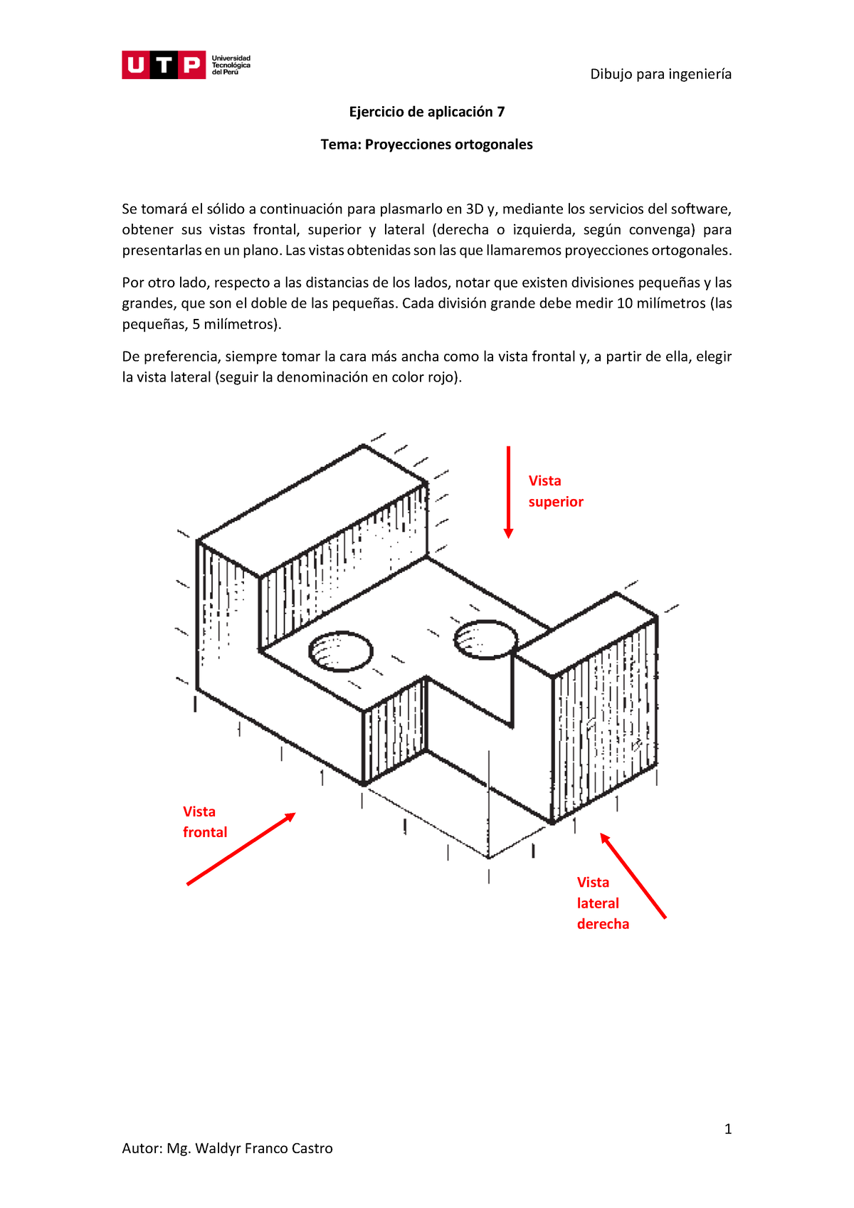 Tutorial 7 Proyecciones Ortogonales 1 Ejercicio De AplicaciÛn 7 Tema Proyecciones 5203