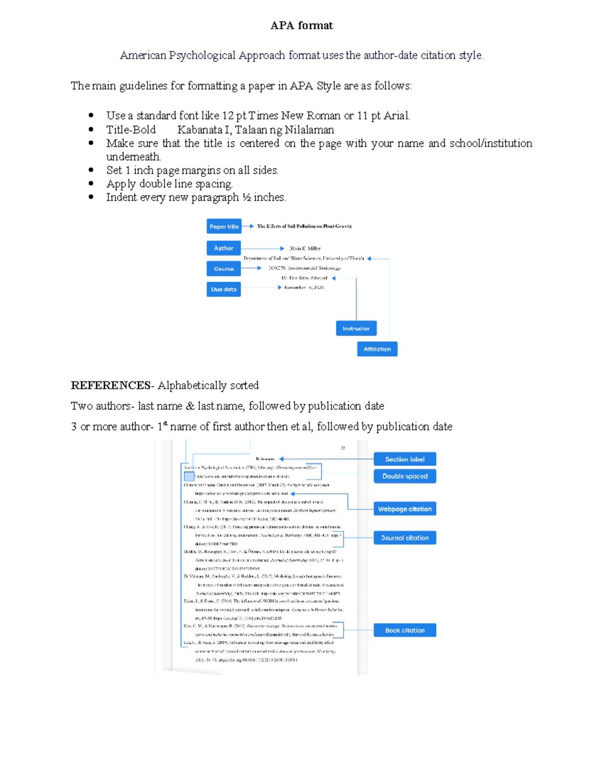 APA-Format-Guide - APA format American Psychological Approach format ...