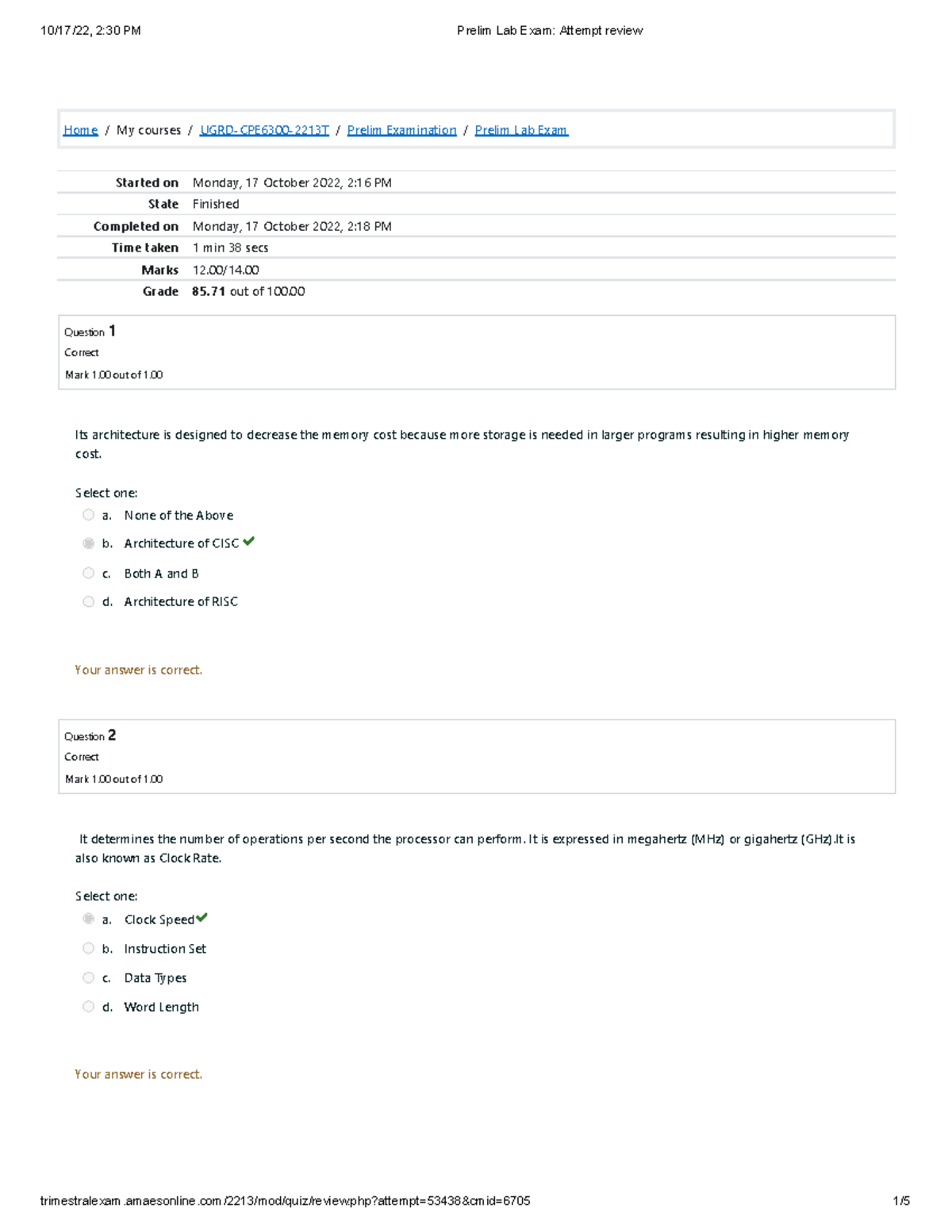 UGRD-CPE6300 Microprocessors And Microcontroller System Prelim To Final ...