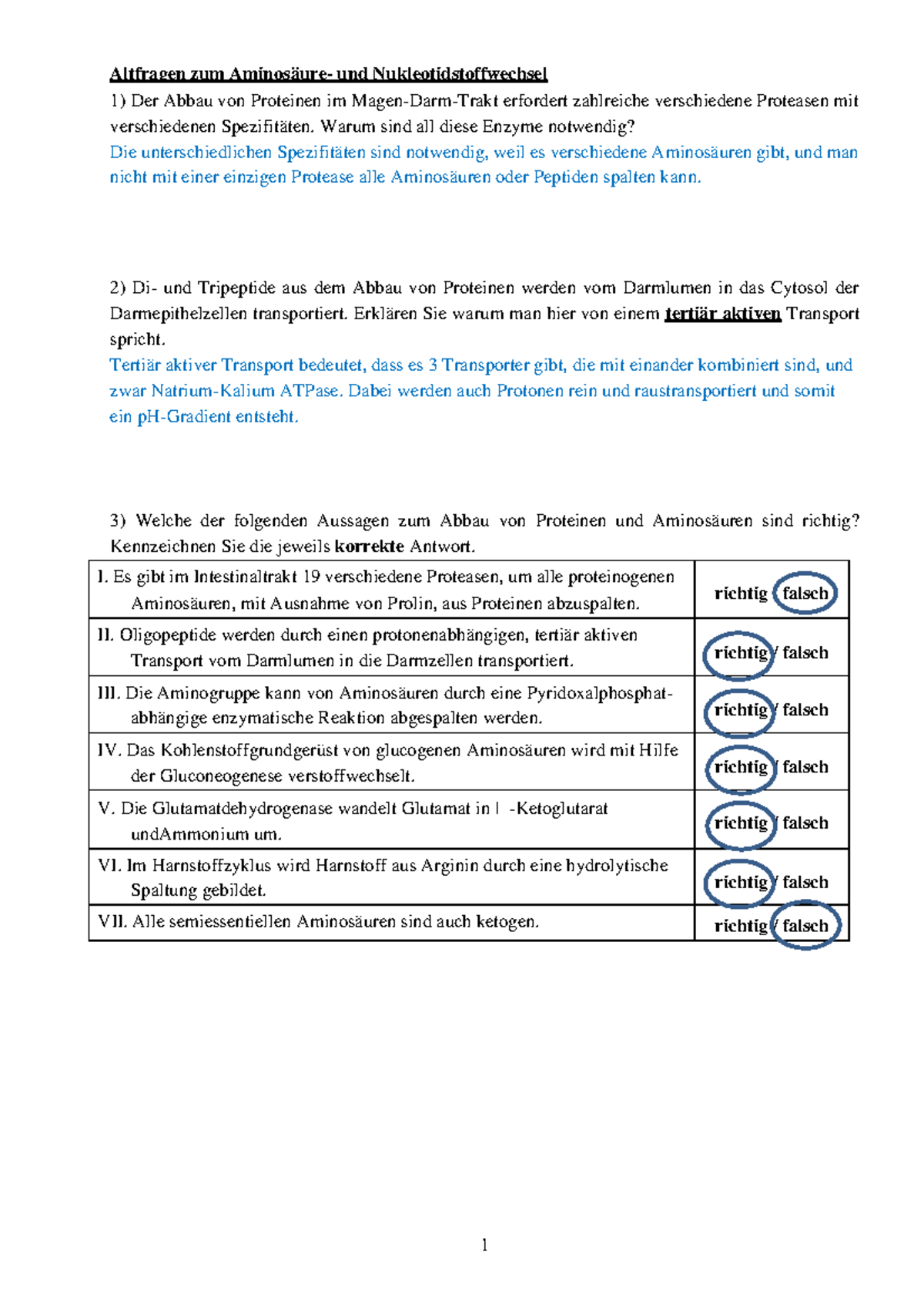 Glutamat Aminosäure